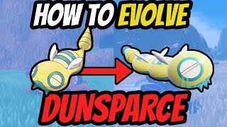 How to Evolve Dunsparce in Pokemon Scarlet and Violet [upl. by Lianna997]