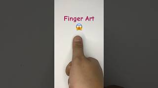 DIY Finger Art  Rat 😱🐀 art diy creative shorts ytshorts diyideasforkids [upl. by Ternan]