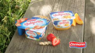 Obstgarten TVSpot Ehrmann Obstgarten „HerzensSnackquot [upl. by Carrick947]