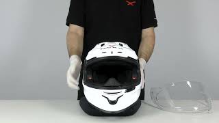 How to Remove and Install the Visor on the NEXX XR3R Helmet [upl. by Tessler851]