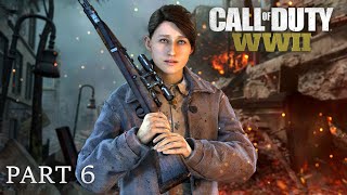 COD World War 2 Walkthrough Gameplay Part 6 Mission 6 Collateral Damage CALL OF DUTY WWII Campaign [upl. by Brozak]