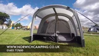 Vango Cruz Drive Away Awning 2017 Review [upl. by Airahcaz]