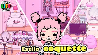 🎀 Decoro mi Casa al Estilo Coquette 🏡  Toca Boca Life World 🌍 [upl. by Swaine379]