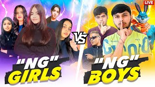 NG GIRLS 🥰 vs NG BOYS 😎 FOR THE FIRST TIME EVER  🥵 ngbadal nonstopgaming 100k [upl. by Rabkin]