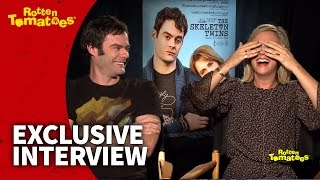 The Skeleton Twins Star Bill Hader Is So Funny He Makes Kristen Wiig Cry  Rotten Tomatoes [upl. by Nnyliram652]