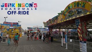 Jenkinsons Boardwalk OffRide Footage New Jersey Seaside Park  NonCopyright [upl. by Yreneh]