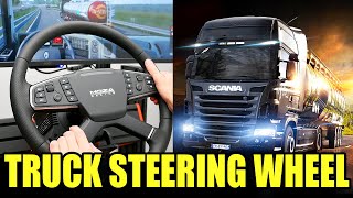 GAME CHANGER More immersion with the TSW Truck Steering Wheel  MOZA RACING [upl. by Neelra11]