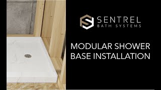 Modular Shower Base Installation [upl. by Nyral]