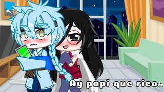 Ay papi que rico  meme  Gacha Club  MitsuSara [upl. by Neehahs]