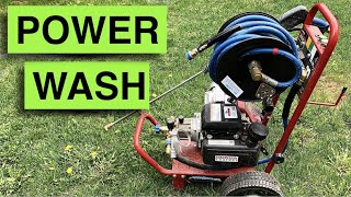 Using the Honda GC190 Storm Jet Pressure Washer  DEMO amp REVIEW [upl. by Ri654]