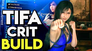 Tifa Best BROKEN Build PURPLE PAIN  Final Fantasy 7 Remake [upl. by Lawley]