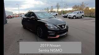 2019 NIssan Sentra NISMOWalk Around VideoIn Depth ReviewTest Drive [upl. by Sorilda]