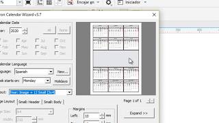 COMO HACER UN ALMANAQUE CON CORELDRAW 2019 [upl. by Yann554]