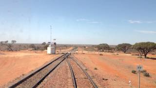 Crossing trains Perth to Adelaide [upl. by Thornton]