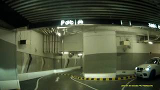 銅鑼灣希慎廣場停車場 入 Hysan Place Carpark in Causeway Bay In [upl. by Ayenat]