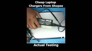 Cheap Laptop Charger From Shopee  Actual Testing [upl. by Nigle933]