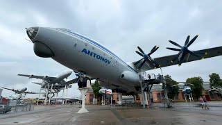 Antonov AN22 walk around the largest propeller aircraft in the world Technik Museum Speyer [upl. by Engel]