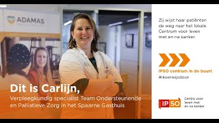 Carlijn verwijst haar patiënten door naar het IPSO centrum [upl. by Lebiralc]