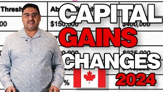 Capital Gains Tax Changes 2024 What Canadian Investors amp Business Owners Need to Know [upl. by Fried]