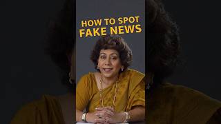 Spot Fake News Quickly  Rini Simon Khanna  Saksham Senior shorts [upl. by Goodspeed]