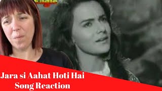 Jara si Aahat Hoti Hai Song REACTION Lata Mangeshkar [upl. by Willdon]