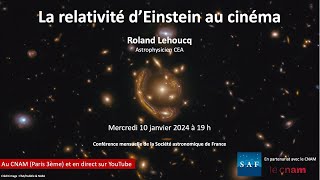 Conférence quotLa relativité d’Einstein au cinémaquot [upl. by Kessiah]