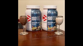 Dymatize Iso100 Fruity amp Cocoa Pebbles Review [upl. by Yokum648]