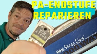 1000W PA Endstufe reparieren  hier Monacor img Stageline STA600 [upl. by Shel]