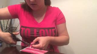 How to Apply Jamberry Nails over Acrylic [upl. by Liberati633]