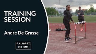 Andre De Grasse TRAINING SESSION  Olympic Gold Medal in Tokyo 2020 [upl. by Paza619]