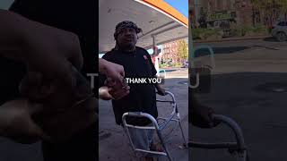 Giving Disabled Homeless Man A HUGE Surprise [upl. by Ahsad]