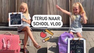 TERUG NAAR SCHOOL  EERSTE SCHOOLDAG  JORDY amp JOELYN [upl. by Bentley]