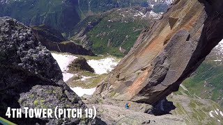 A week in Switzerland Climbing Salbit West Ridge Incredibile Hannibalturm Niedermann [upl. by Alra]