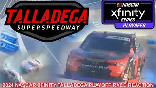 NSR 2024 NASCAR XFINITY TALLADEGA PLAYOFF RACE REACTION SAMMY SUCCESSFUL WIN AT DEGA [upl. by Adnawed353]