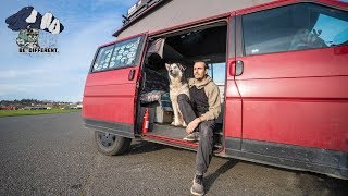 Software Engineer Lives in Van with Dog to Travel and pursue Passions Westfalia Eurovan Tour [upl. by Enylrac820]