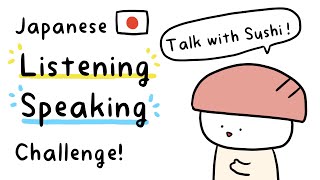 Informal Japanese Conversation Practice Listen and Answer 10 questions [upl. by Howe]