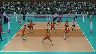 Masahiro Sekita setting Japan vs China Friendly Volleyball Match 2023 [upl. by Eannyl]