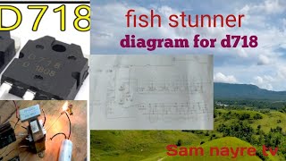 fish stunner diagram transistor d718 [upl. by Ayaladnot]