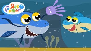 🐟 Малюксом Baby Shark українською мовою Пісня Бебі Шарк для дітей BabySharkChallenge [upl. by Adnilasor]