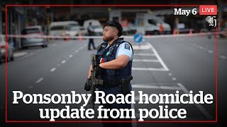 Ponsonby Road homicide update from Police [upl. by Aiket]