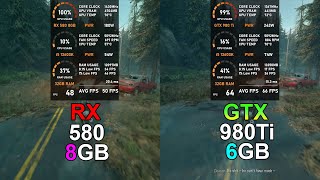 RX 580 8GB vs GTX 980 Ti  Test in 10 Games Tested in 2023 [upl. by Brandise]