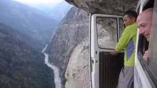 Insane Bus Ride in The HimalayasGetting To The Mountains Is Exciting As Climbing Them [upl. by Notlew]