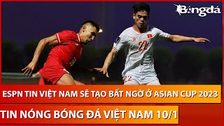 Tin nóng BĐVN 101 ĐT Việt Nam được truyền thông thế giới tin có thể tạo quotcú sốcquot ở Asian Cup 2023 [upl. by Gleason93]