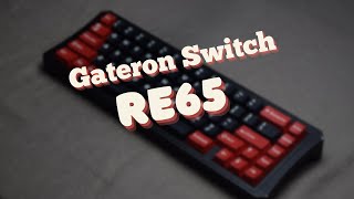 RE65 w Gateron Switch [upl. by Enrak]