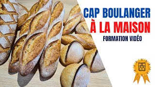 CAP BOULANGER LA Formation CAP boulanger à la maison ‼️ [upl. by Dolli212]