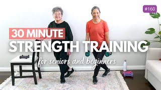 STRENGTH WORKOUT 30 Minute Strength Training for Seniors And Beginners [upl. by Drogin]