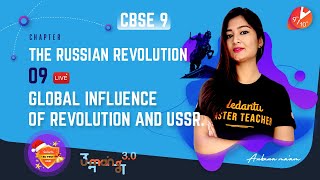 The Russian Revolution L9  Global Influence of Revolution and USSR  CBSE 9 History  Term 2 SST [upl. by Lain886]