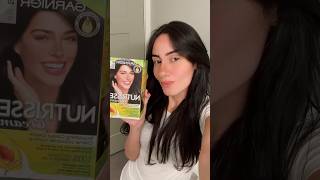 Black Hair Color garnier blackhead fy colorhair hairstyle haircare beautyhacks beautyblogger [upl. by Etiam]