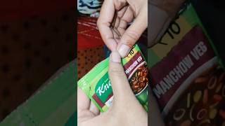 Knorr manchow veg soup 🍲😋 soup knorrsoup manchowsoup happiness trending shorts viralvideo [upl. by Arihay451]