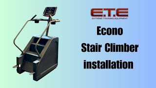 Airgo econo stair climber installation video [upl. by Sihonn]